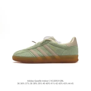 Adidas Originals Gazelle Indoor Retro Classic Sneakers with Gum Sole