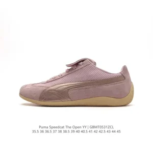 Puma BMW M Motorsport Roma Low-Top Racing Sneakers with EVA Cushioning