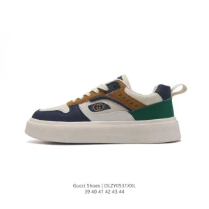 Gucci Rhyton Platform Men's White Leather Sneakers 2024