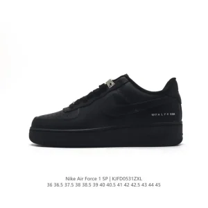 Nike Air Force 1 '07 Low White Leather Casual Sneakers