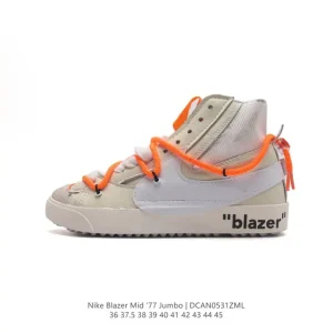 Nike Blazer Jumbo Mid '77 Deconstructed Sneakers with Wide Laces