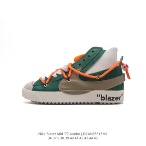 Nike Blazer Mid '77 Jumbo Men's and Women's Skateboard Shoes with Oversized Swoosh