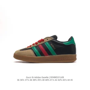 Adidas Originals X Gucci Gazelle Sneakers Limited Edition Retro Unisex Shoes