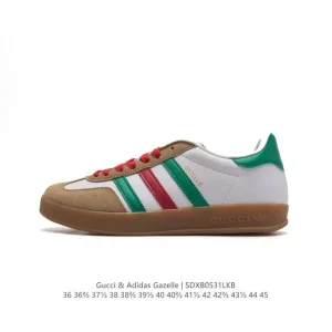 Adidas Originals X Gucci Gazelle Sneakers Limited Edition Retro Unisex Shoes