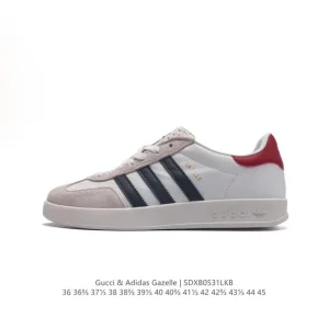 Adidas Originals X Gucci Gazelle Sneakers Retro Unisex Shoes