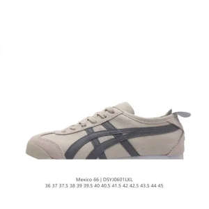 ASICS Onitsuka Tiger Mexico 66 Classic Vintage Leather Sneakers