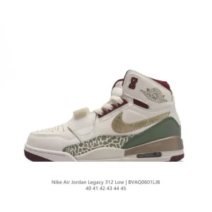 Jordan Legacy 312 Low Men's Basketball Shoes - Premium Leather & Air Cushion