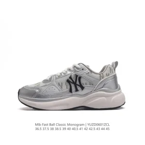 MLB Fast Ball Monogram 24Ss New York Yankees Classic Sneakers