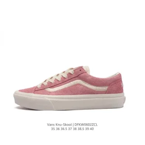 Vans Knu Skool VR3 LX Chunky Retro Skateboard Shoes White Black
