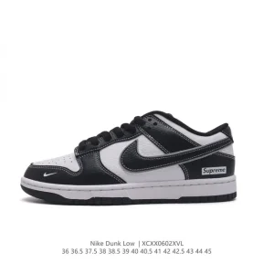 Supreme x Nike Dunk Low Skateboarding Shoes Limited Edition