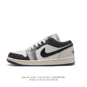 Jordan Air Jordan 1 Low Retro HF5759-101 White Leather Basketball Shoes