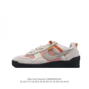 Nike Field General Union Collaboration Vintage Style Sneakers for Men and Women