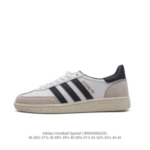 Adidas Handball Spezial Leather Retro Sneakers with Rubber Sole