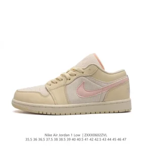 Jordan AJ1 Low Retro Basketball Shoes White Black Red