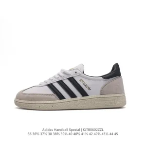 Adidas Handball Spezial Retro Leather Court Sneakers with Gum Sole