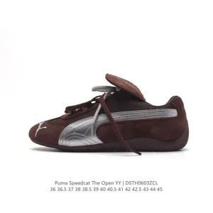 PUMA BMW M Motorsport Roma Low-Top Vintage Racing Sneakers