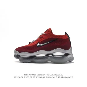 Nike Air Max Scorpion FK Men's Women's Cushioning Sneakers with Full-Length Air Unit