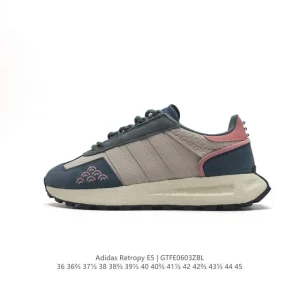 Adidas Retropy E5 Low-Top Classic Sneakers with Boost Technology