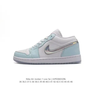 Jordan AJ1 Low Retro Basketball Shoes with Air Cushioning