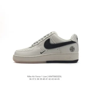 Nike Air Force 1 '07 Low White Leather Sneakers for Men and Women