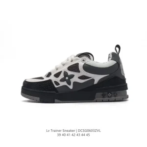 Louis Vuitton Trainer Sneaker Low Top Fashion Luxury Shoes
