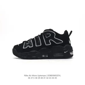 Nike Air More Uptempo Men's Basketball Shoes with Full-Length Air Cushioning