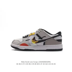 Nike Dunk Scrap Vintage Patchwork Low Top Sneakers