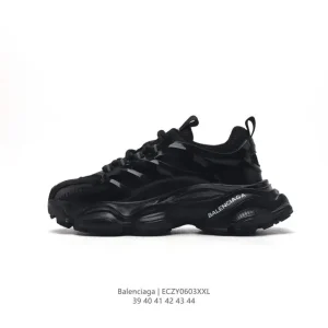 Balenciaga Men's Thick Sole Platform Sneakers