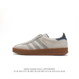Adidas Originals Gazelle Indoor Retro Classic Sneakers with Gum Sole