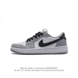 Jordan Air Jordan 1 Low Retro Casual Leather Basketball Shoes