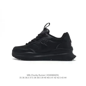 MLB Chunky Runner Liner Low-Top Chunky Sole Leather Sneakers 2023 New York Yankees Edition