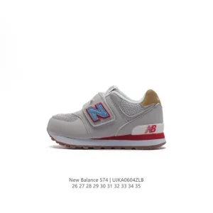 New Balance 574 Kids Leather Retro Running Shoes