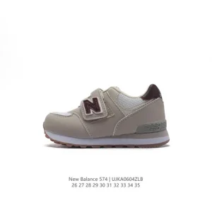 New Balance 574 Kids Leather Comfort Retro Sneakers