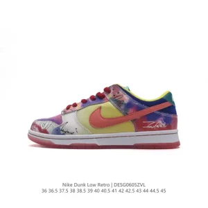 Nike Dunk Low Retro Vintage Basketball Sneakers Leather Shoes