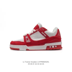 Louis Vuitton Trainer Sneaker Low Top Fashion Luxury Shoes