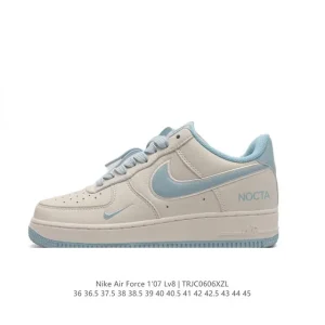 Nike Air Force 1 Low 07 Leather White Sneakers for Men and Women