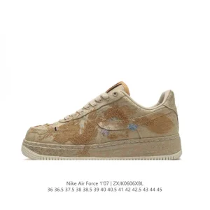 Nike Air Force 1 '07 Low Xixi Dragon Year Edition with Gold Embroidery