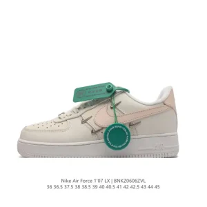 Nike Air Force 1 Low 07 White Leather Sneakers for Men and Women