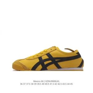 ASICS Onitsuka Tiger Mexico 66 Classic Leather Retro Sneakers for Men and Women