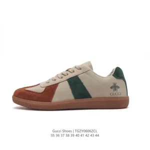 Gucci Rhyton Vintage Leather Sneakers White Unisex