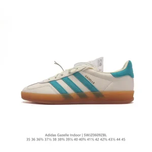 Adidas Originals Gazelle Indoor Retro Sneakers with Gum Sole