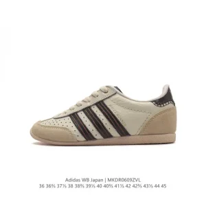 Wales Bonner x Adidas WB Japan Low Black Sunlight Retro Sneakers