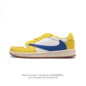 Jordan Air 1 Low OG SP Military Blue Reverse Swoosh Sneaker