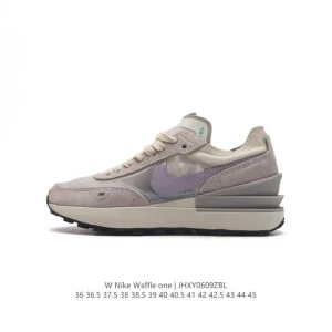 Nike Waffle One Men's and Women's Lifestyle Shoes with Classic Waffle Sole