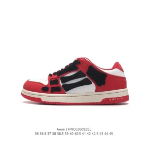 Amiri Skeleton Low Top Sneakers - Bone Shoes for Men and Women