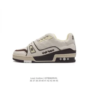 Louis Vuitton Trainer Sneaker Low Top Luxury Fashion Shoes