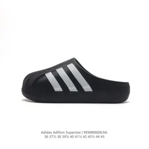 Adidas Adifom Superstar Clog Shoe with Three Stripes