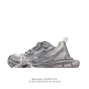 Balenciaga 3XL Sneaker 3+ Series Low Top Retro Dad Shoe with Foam Cushioning