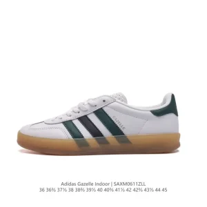 Adidas Originals Gazelle Indoor Retro Sneakers with Gum Sole