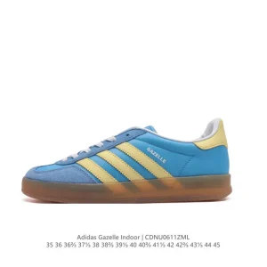 Adidas Originals Gazelle Indoor Retro Classic Sneakers with Gum Sole